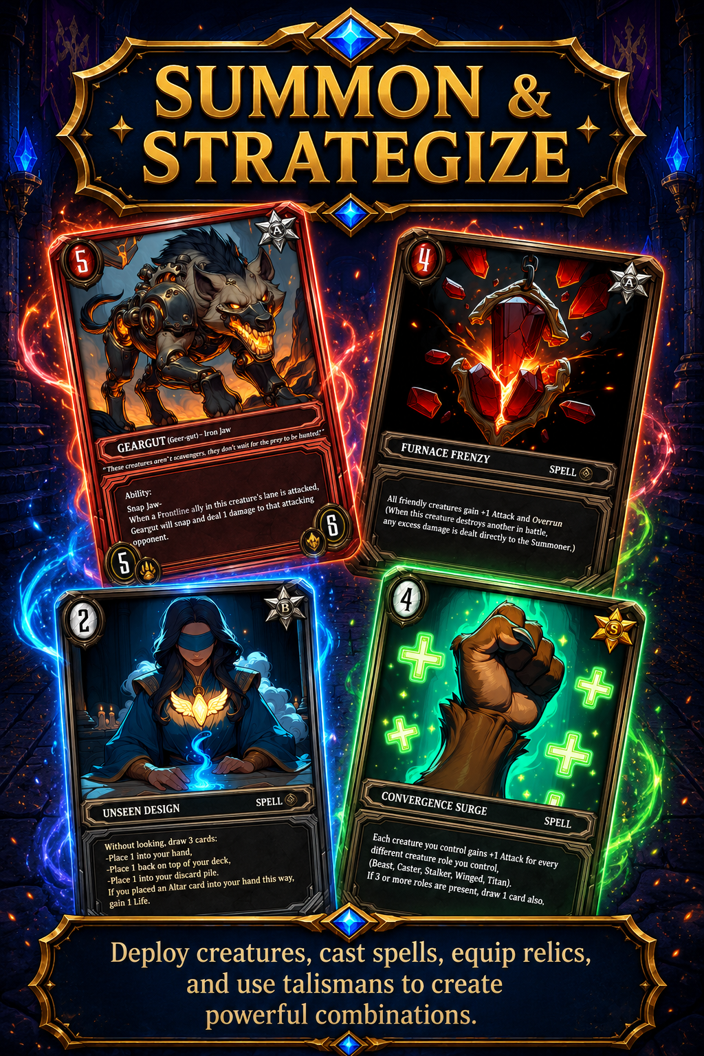 Summon and strategize in Roham TCG
